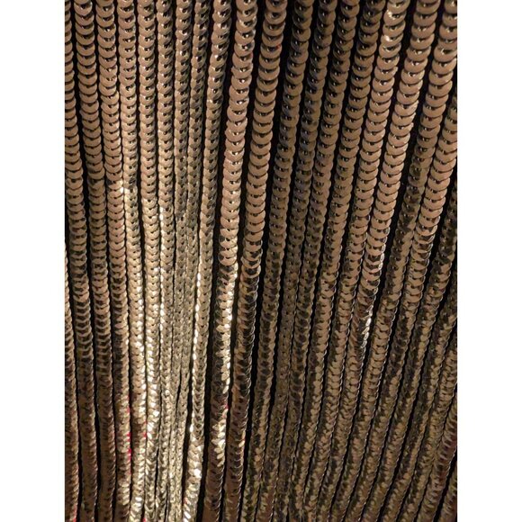 MICHAEL Michael Kors Women's Sweater XL Black Blue Colorblock Sequin High Low - Picture 3 of 7